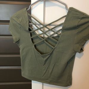 Super cute and stretchy crop top